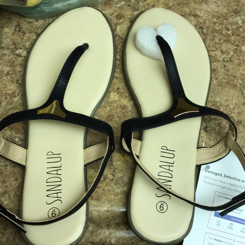 Sandals and top